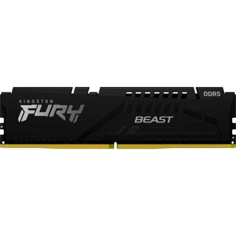 Модуль памяти для компьютера DDR5 16GB 6000 MHz Beast Black EXPO Kingston Fury (ex.HyperX) (KF560C30BBE-16) - Нулевой остаток (Feed)  - Нулевой остаток (Feed) 