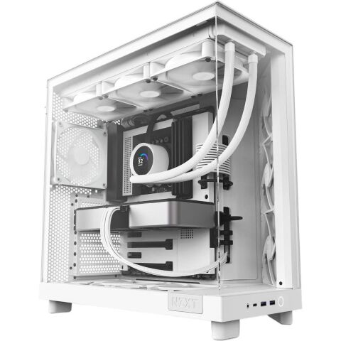 Корпус для ПК NZXT H6 Flow All white (CC-H61FW-01) - Корпуса  - Корпуса 