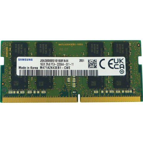 Модуль памяти для ноутбука SoDIMM DDR4 16GB 3200 MHz Samsung (M471A2K43EB1-CWE) - Нулевой остаток (Feed) - Нулевой остаток (Feed)