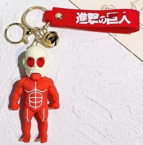 Брелок подвеска на рюкзак Attack on Titan Атака Титанов Титан 3D Keychain Anime Backpack - -