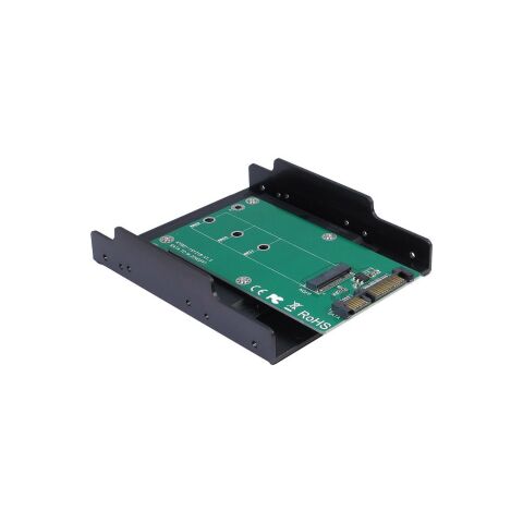 Конвертор Maiwo SATA to M.2 (NGFF) SSD 22*42mm, 22*60mm, 22*80mm, в 3,5" (KT001B) - Нулевой остаток (Feed) - Нулевой остаток (Feed)