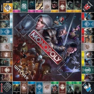 Монополия настольная игра The Witcher Monopoly Ведьмак USA