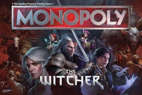 Монополия настольная игра The Witcher Monopoly Ведьмак USA - -