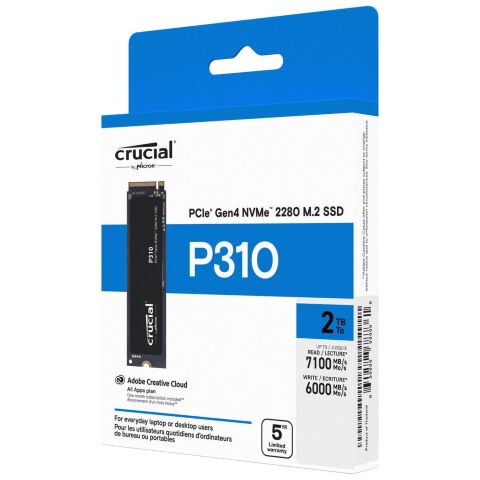 Накопитель SSD M.2 2280 2TB P310 Micron (CT2000P310SSD8) - Внутренние SSD - Внутренние SSD