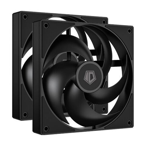 Кулер для корпуса ID-Cooling Вентилятор ID-Cooling AS-140-K Duet Black (AS-140-K DUET) - Нулевой остаток (Feed)  - Нулевой остаток (Feed) 