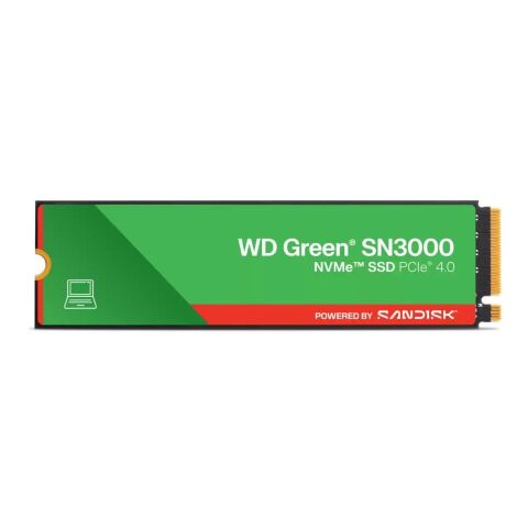 Накопитель SSD M.2 2280 500GB Green SN3000 WD (WDS500G4G0E-00CPS0) - Внутренние SSD  - Внутренние SSD 