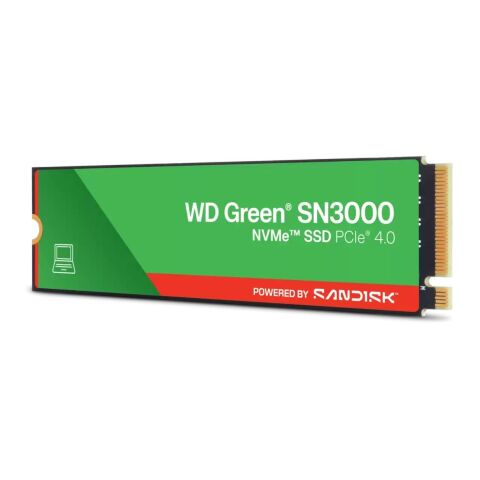 Накопитель SSD M.2 2280 500GB Green SN3000 WD (WDS500G4G0E-00CPS0) - Внутренние SSD  - Внутренние SSD 