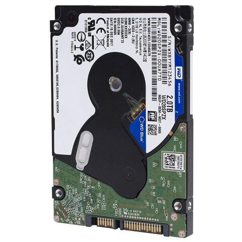 Жесткий диск для ноутбука 2.5" 2TB WD (WD20SPZX) - Нулевой остаток (Feed) - Нулевой остаток (Feed)