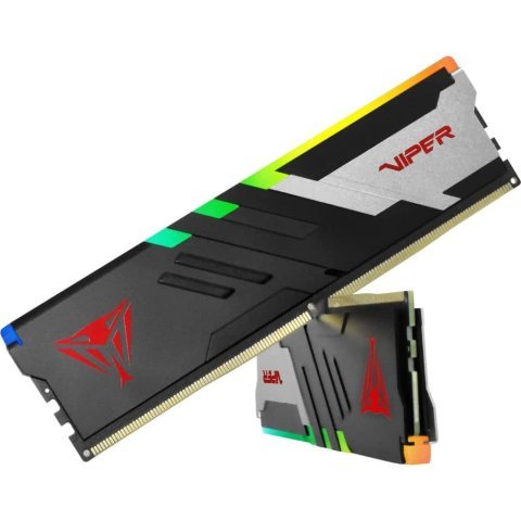Модуль памяти для компьютера DDR5 32GB (2x16GB) 7200 MHz Viper Venom Patriot (PVVR532G720C34K) - Нулевой остаток (Feed)  - Нулевой остаток (Feed) 