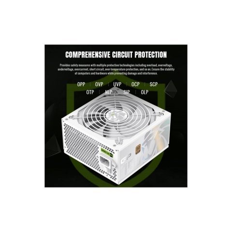 Блок питания Gamemax 750W (GP 750B WH) - Нулевой остаток (Feed) - Нулевой остаток (Feed)