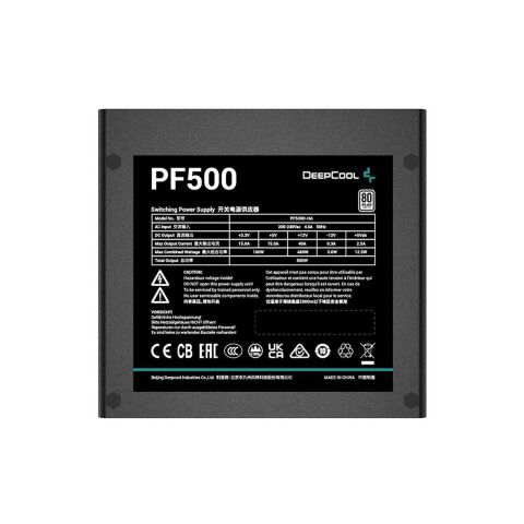 Блок питания Deepcool 500W PF500 (R-PF500D-HA0B-EU) - Нулевой остаток (Feed)  - Нулевой остаток (Feed) 