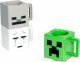 Набор 3 чашек Minecraft Stacking Coffee Mugs Creeper Skeleton and Ghast кружки Майнкрафт 250 мл - -