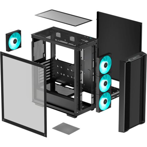 Корпус для ПК Deepcool CC560 V2 Black (R-CC560-BKGAA4-G-2) - Нулевой остаток (Feed) - Нулевой остаток (Feed)