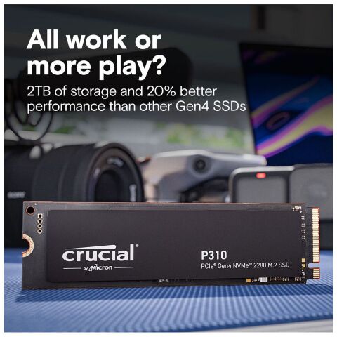 Накопитель SSD M.2 2280 500GB P310 Micron (CT500P310SSD8) - Нулевой остаток (Feed)  - Нулевой остаток (Feed) 