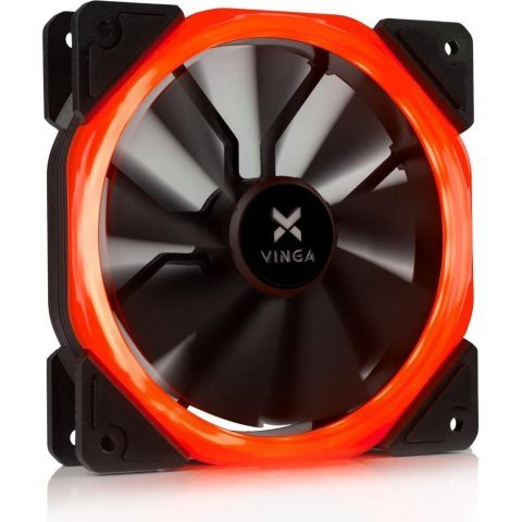 Кулер для корпуса Vinga LED fan-01 red - Вентиляторы к корпусам  - Вентиляторы к корпусам 