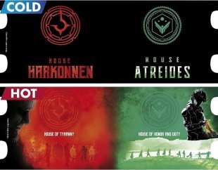 Чашка хамелеон Abystyle DUNE Heat Change Atreides vs Harkonnen Mug кухоль Дюна 460 мл