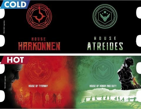 Чашка хамелеон Abystyle DUNE Heat Change Atreides vs Harkonnen Mug кухоль Дюна 460 мл - -