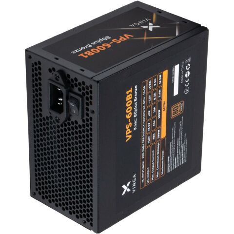 Блок питания Vinga 600W (VPS-600B1) - Нулевой остаток (Feed)  - Нулевой остаток (Feed) 