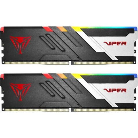Модуль памяти для компьютера DDR5 32GB (2x16GB) 7400 MHz Viper Venom RGB Patriot (PVVR532G740C36K) - Нулевой остаток (Feed)  - Нулевой остаток (Feed) 