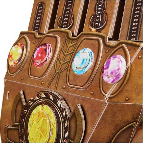 Пазл 4D Build Marvel Infinity Gauntlet puzzle 3D картон Рукавичка нескінченності 142 шт. - -