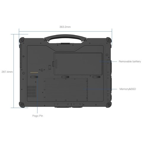 Ноутбук Vinga Scout X14A (X14A-123516512BWP) - Нулевой остаток (Feed)  - Нулевой остаток (Feed) 