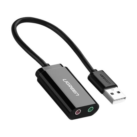 Звуковая плата Ugreen US205 black (30724) - Нулевой остаток (Feed)  - Нулевой остаток (Feed) 