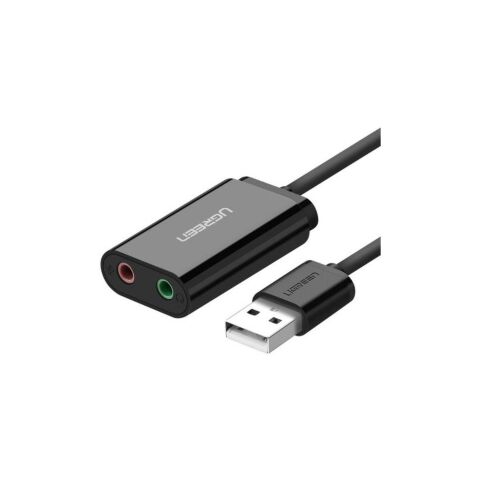 Звуковая плата Ugreen US205 black (30724) - Нулевой остаток (Feed)  - Нулевой остаток (Feed) 