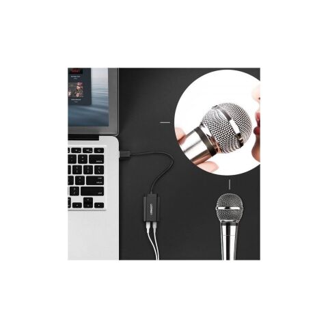 Звуковая плата Ugreen US205 black (30724) - Нулевой остаток (Feed)  - Нулевой остаток (Feed) 