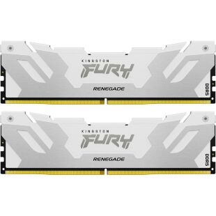 Модуль памяти для компьютера DDR5 32GB (2x16GB) 6400 MHz Renegade White XMP Kingston Fury (ex.HyperX) (KF564C32RWK2-32)