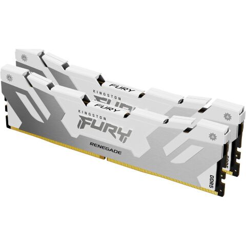 Модуль памяти для компьютера DDR5 32GB (2x16GB) 6400 MHz Renegade White XMP Kingston Fury (ex.HyperX) (KF564C32RWK2-32) - Нулевой остаток (Feed) - Нулевой остаток (Feed)