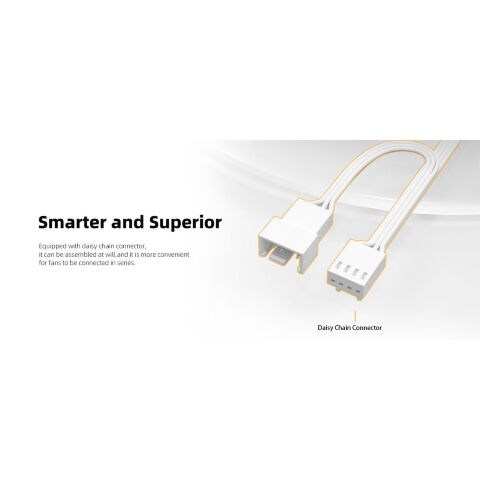 Кулер для корпуса ID-Cooling Вентилятор ID-Cooling AS-120-W (AS-120-W) - Нулевой остаток (Feed) - Нулевой остаток (Feed)