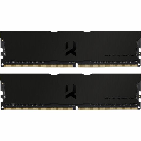 Модуль памяти для компьютера DDR4 32GB (2x16GB) 3600 MHz Iridium Pro Deep Black Goodram (IRP-K3600D4V64L18/32GDC) - Нулевой остаток (Feed) - Нулевой остаток (Feed)