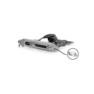 Контроллер Gembird PCIe for COM and LPT low profile (PEX-COMLPT-01)