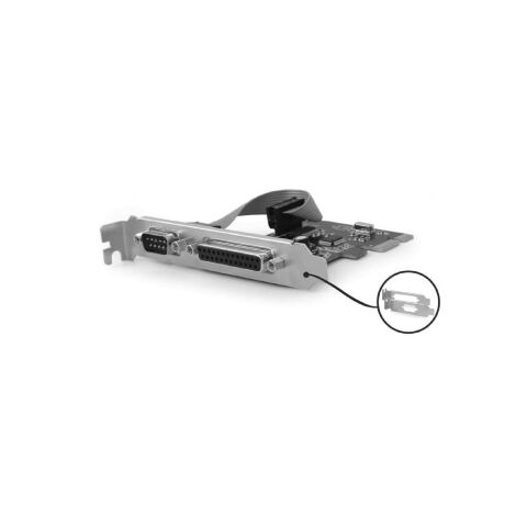 Контроллер Gembird PCIe for COM and LPT low profile (PEX-COMLPT-01) - Нулевой остаток (Feed)  - Нулевой остаток (Feed) 