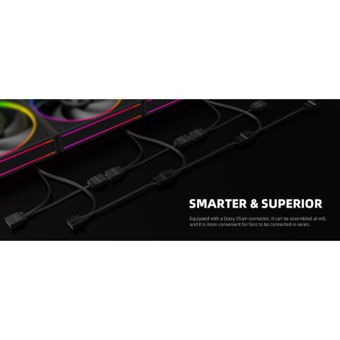 Кулер для корпуса ID-Cooling AF-127-ARGB-K TRIO - Вентиляторы к корпусам - Вентиляторы к корпусам