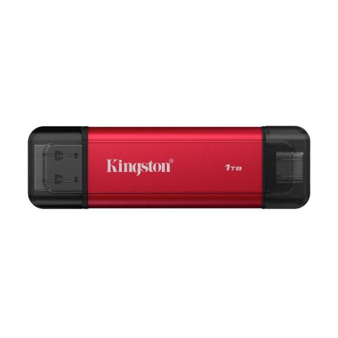 Накопитель SSD USB Type-C 1TB Dual Portable Kingston (SPSD/1TB) - Нулевой остаток (Feed)  - Нулевой остаток (Feed) 