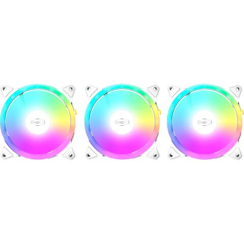 Кулер для корпуса PcCooler F3 T120 ARGB 3 in 1 White - Нулевой остаток (Feed)  - Нулевой остаток (Feed) 
