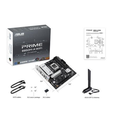Материнская плата ASUS PRIME B850M-A WIFI - Системные (материнские) платы  - Системные (материнские) платы 