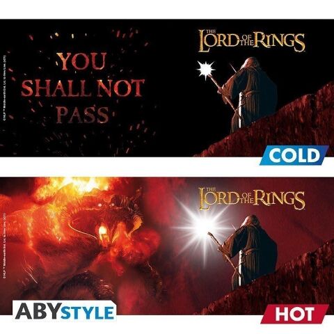 Чашка хамелеон Abystyle Lord Of The Rings You shall not pass Mug кружка Властелин колец Ты не пройдёшь 460 мл - -