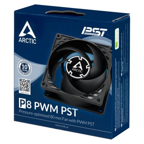 Кулер для корпуса Arctic P8 PWM PST Black (ACFAN00150A) - Нулевой остаток (Feed)  - Нулевой остаток (Feed) 