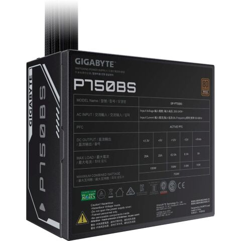 Блок питания GIGABYTE 750W (GP-P750BS) - Нулевой остаток (Feed) - Нулевой остаток (Feed)