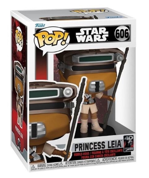 Фігурка Funko Star Wars: 40th Anniversary: Princess Leia фанко Зіркові війни Принцеса Лея 606 - -