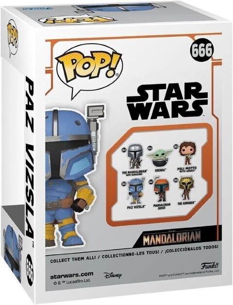 Фігурка Funko Star Wars Mandalorian Paz Vizsla Фанко Мандалорець Паз Візcла 666 - -