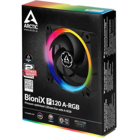 Кулер для корпуса Arctic BioniX P120 A-RGB (ACFAN00146A) - Нулевой остаток (Feed) - Нулевой остаток (Feed)
