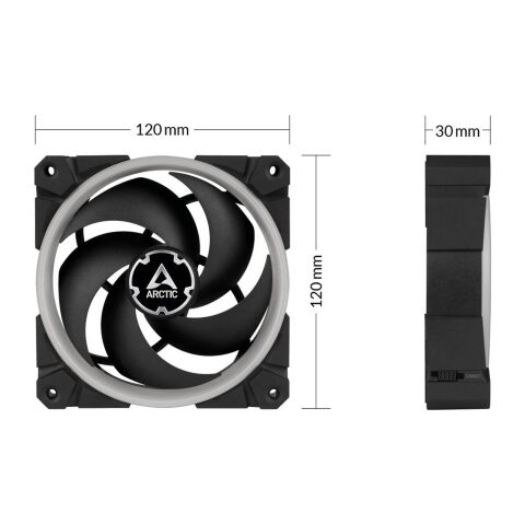Кулер для корпуса Arctic BioniX P120 A-RGB (ACFAN00146A) - Нулевой остаток (Feed) - Нулевой остаток (Feed)