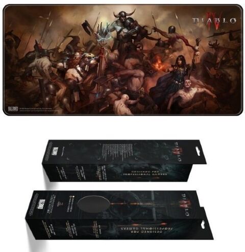 Килимок для миші ігрова поверхня Blizzard DIABLO 4 Heroes (Діабло) XL (90*42 cm) - -