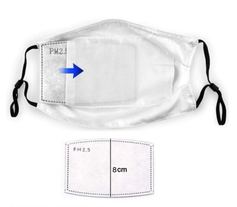 Маска защитная для лица World of Warcraft Murloc + 2 угольных фильтр -   -  