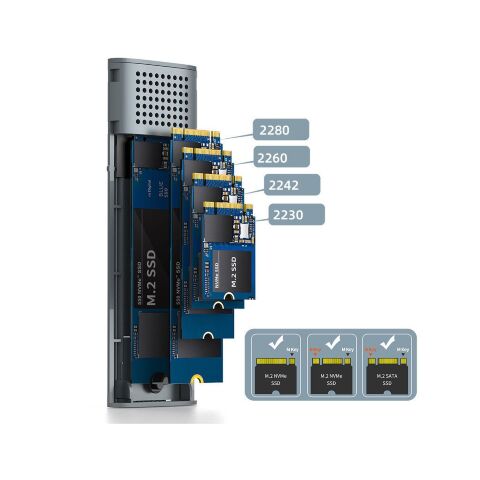 Карман внешний Maiwo M.2 SSD (K1689) - Аксессуары к HDD  - Аксессуары к HDD 