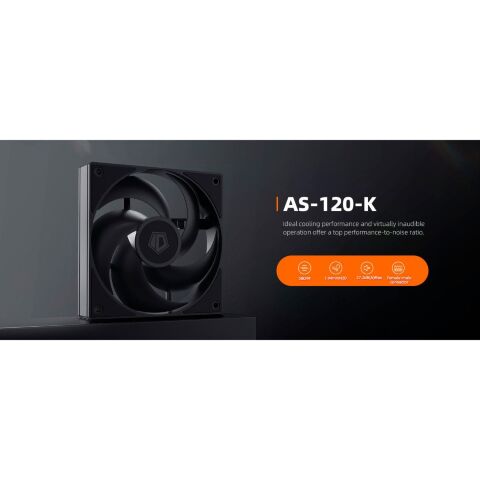 Кулер для корпуса ID-Cooling AS-120-K - Нулевой остаток (Feed) - Нулевой остаток (Feed)