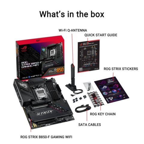 Материнская плата ASUS ROG STRIX B850-F GAMING WIFI - Нулевой остаток (Feed) - Нулевой остаток (Feed)